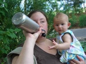 Daddy, why isn\'t she sharing? 