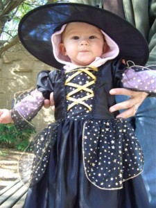 Josie as a witch!