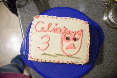 Celia's 3rd birthday cake
